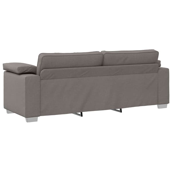 3-Sits soffa Taupe 220 cm tyg