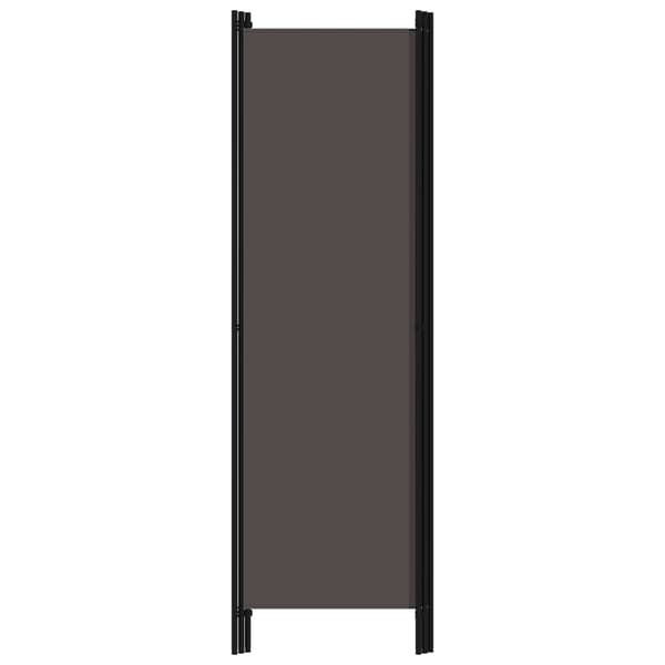 Rumsavdelare 3 paneler antracit 150x180 cm
