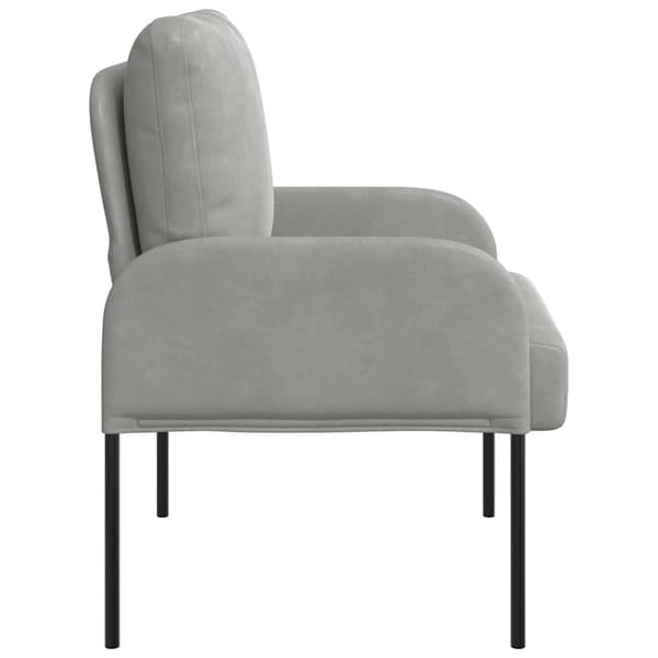 Soffor med kudde 55cm Ljusgrå Plywood