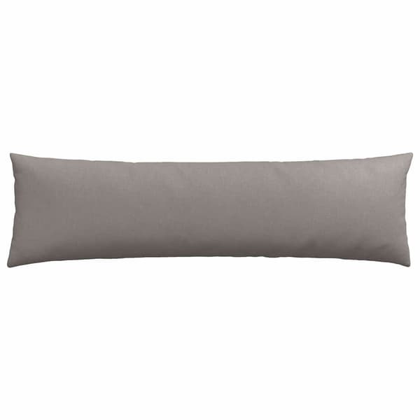 Sofakuddar 2 pcs Taupe 145 x 40 cm tyg