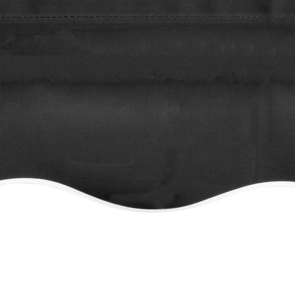 Ersättningstyg för markis grå 350x250 cm polyester