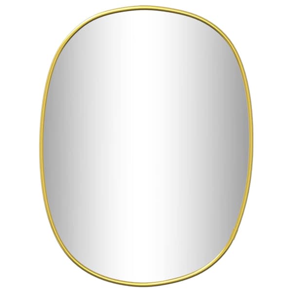 Väggspegel guld 30x25 cm