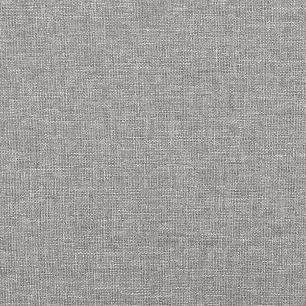 Boxspring-sängram ljusgrå 200x200 cm tyg