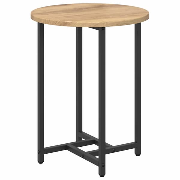 Sidobordsset 2 pcs Artisan Ek och Svart