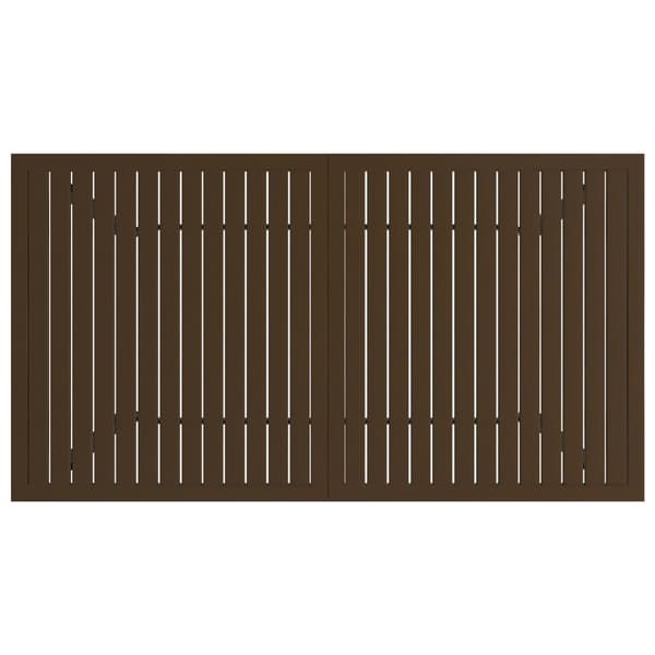 Trädgårdsbord 140x80x72 cm stål
