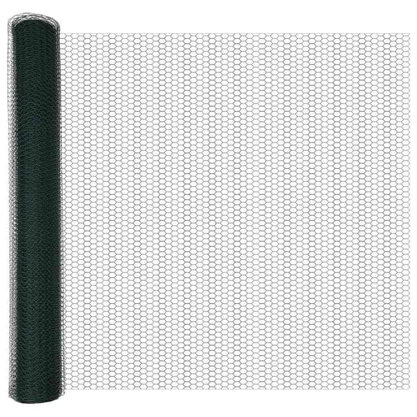 Hexagonstängsel Grön 1,2 x 100 m PVC