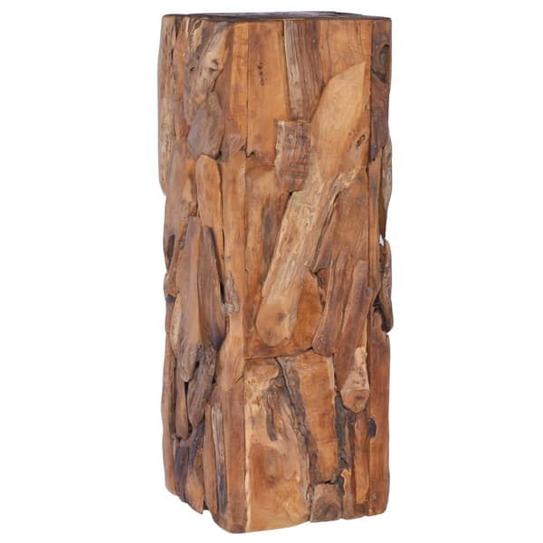 Sidobord 30x30x80 cm massiv teak