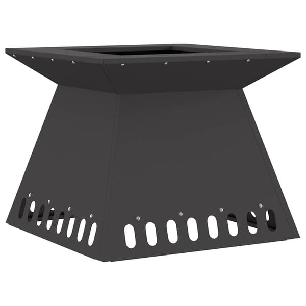 Eldstad Svart 48 x 48 x 40 cm Stål