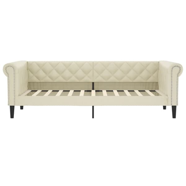 Dagbädd gräddvit 80x200 cm konstläder