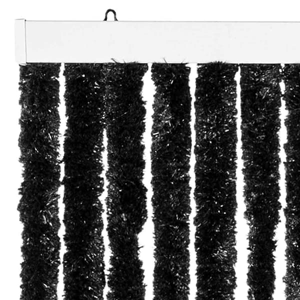Insektsdraperi antracit 56x200 cm chenille