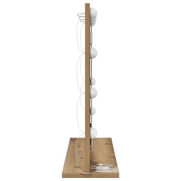 Smink Spegel Artisan Ek 60 x 55 x 18 cm Rektangulär