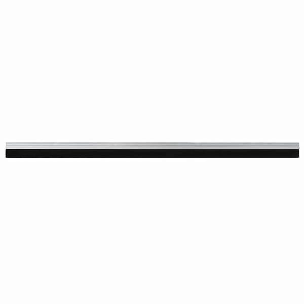 Självhäftande dörrborstlist 12 pcs Silver 100 cm