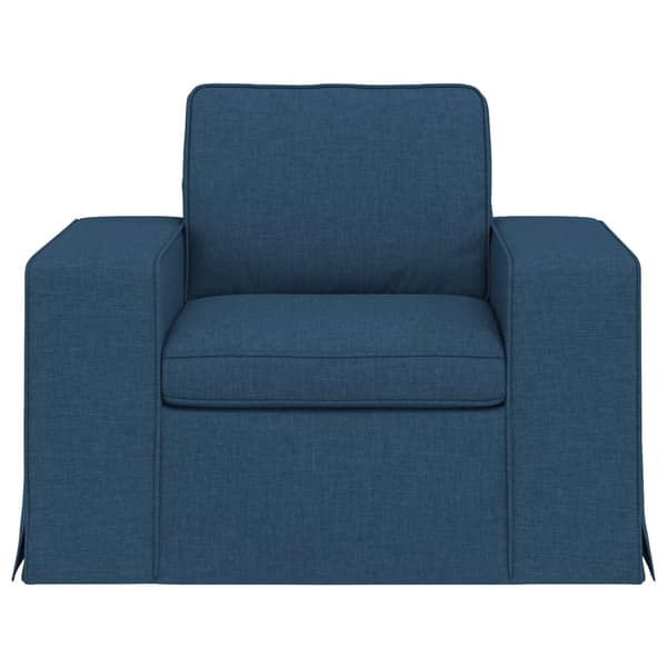 Soffa Blå 103 x 80 x 82 cm tyg