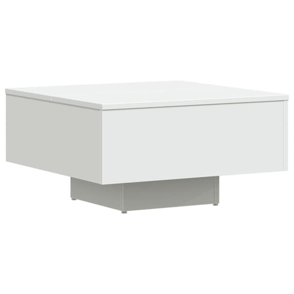 Soffbord vit 60x60x31,5 cm konstruerat trä