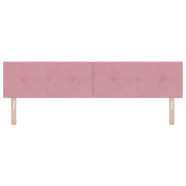 Huvudgavel Rosa 200 cm Sammet