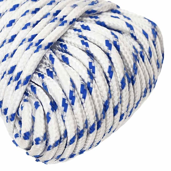 Båtlina vit 4 mm 25 m polypropylen