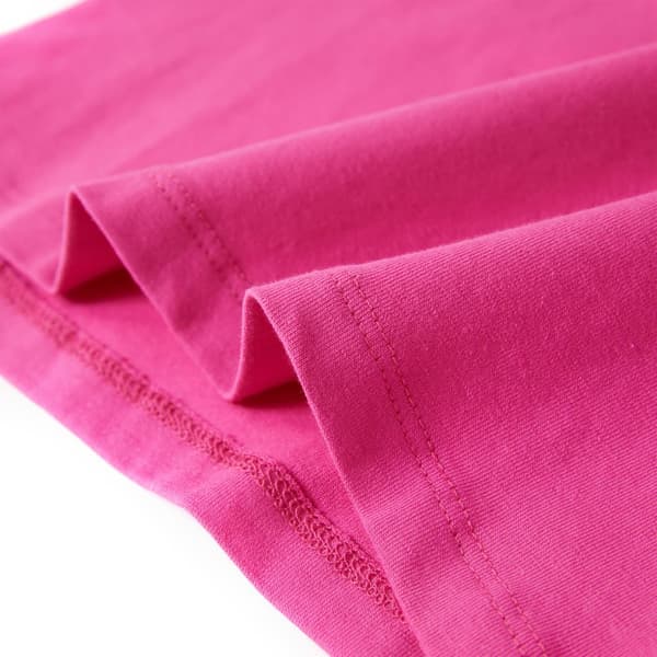 T-shirt för barn mörk rosa 116