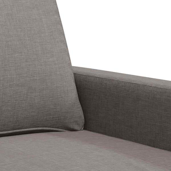 2-sitssoffa taupe 120 cm tyg