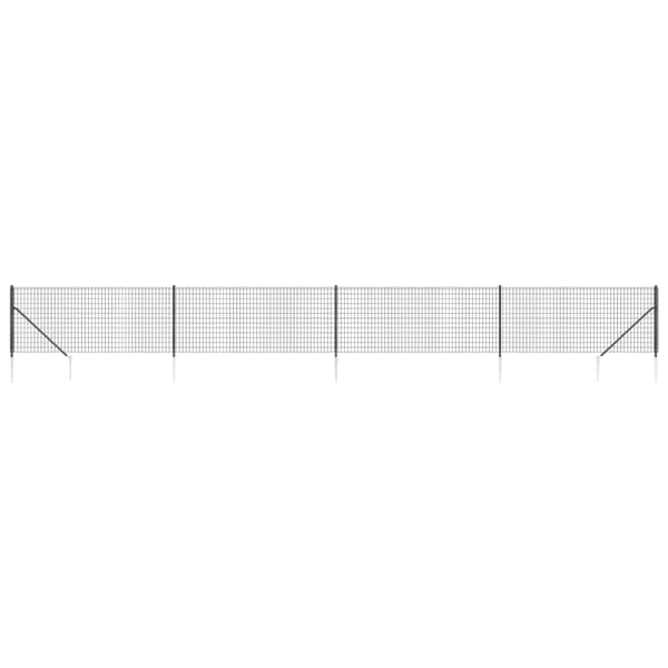 Stängsel med markspett antracit 1x10 m