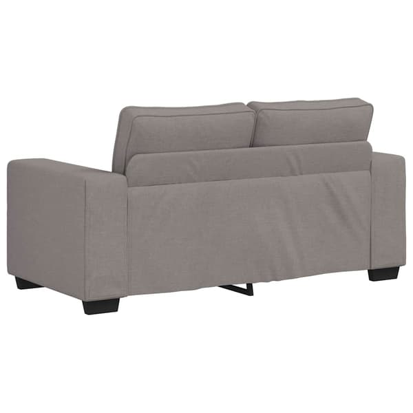 2-sitssoffa taupe 160x77x82 cm tyg