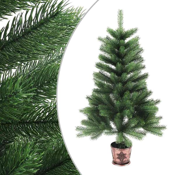 Plastgran verklighetstrogna barr 90 cm grön