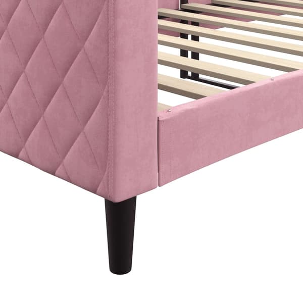 Dagbädd rosa 80x200 cm sammet
