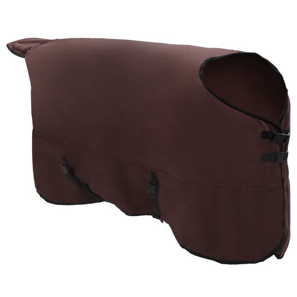 Hästdyna Full Mörk Brun 145 cm Polyester Fleece