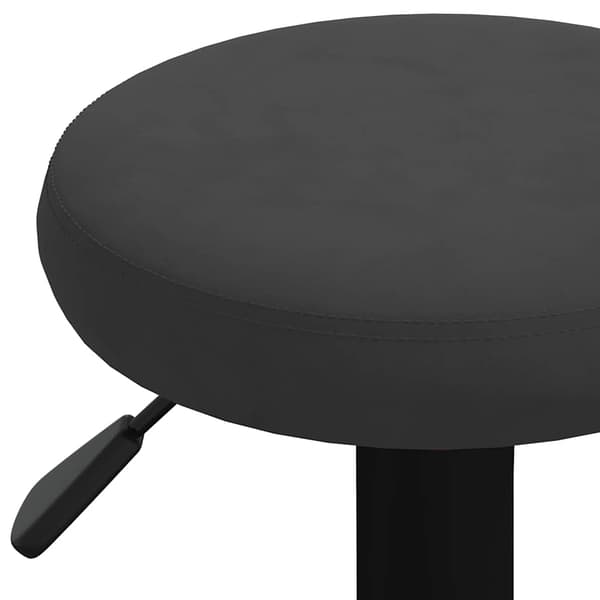 vidaXL Barstolar 2 st svart sammet