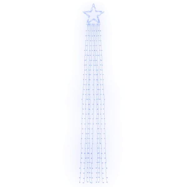 Julgransbelysning 320 LED blå 375 cm