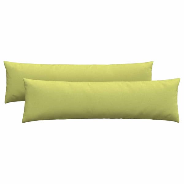 Sofakuddar 2 pcs Ljusgrön 145 x 40 cm tyg