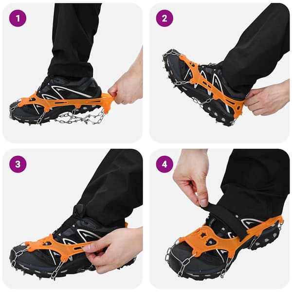 Isklor för skor Orange XL