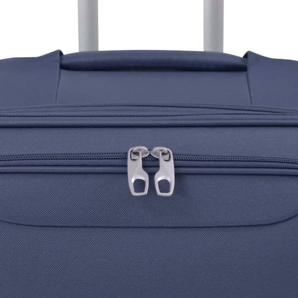 Resväskor 3 st marinblå soft case