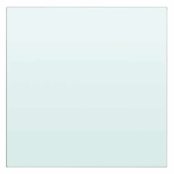 Hyllplan 2 st glas genomskinlig 30x25 cm