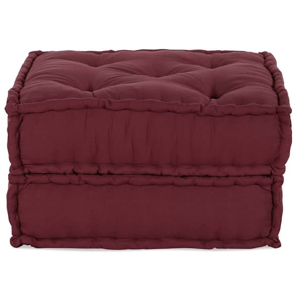 Modulär soffa rödbrun 70x70x36 tyg