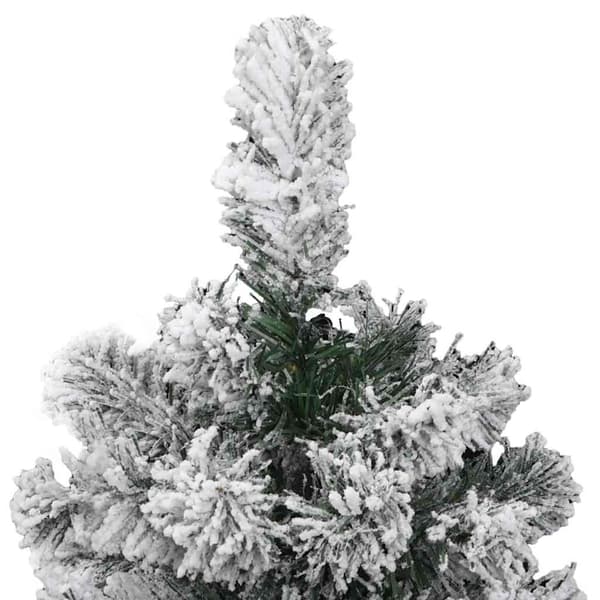 Plastgran med snö gångjärn 150 cm