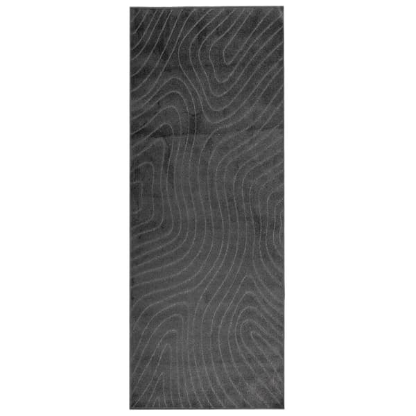 Områdesmattor PALMERAS Antracit 150 x 80 cm Polyester