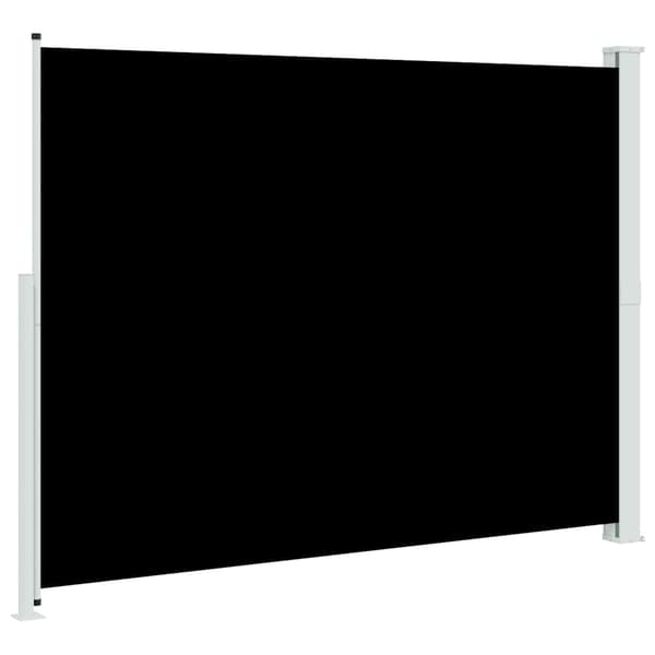 Infällbar sidomarkis 220x300 cm svart