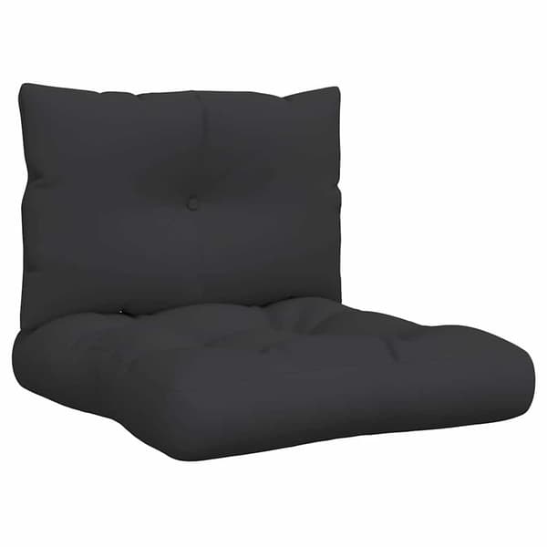Palldynor 2 st svart tyg