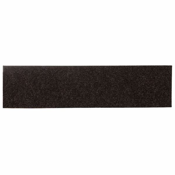 Trappmattor självhäftande 30 st 76x20 cm mörkbruna rektangulära