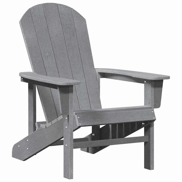 Trädgård Stol 3 pcs Ljusgrå polyeten