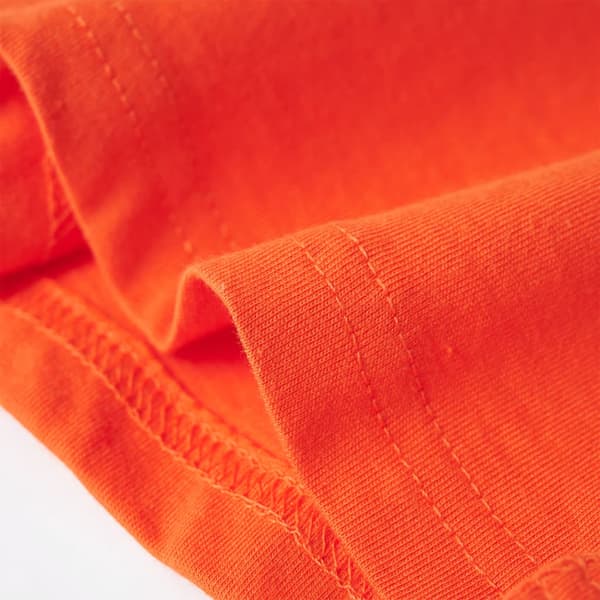T-shirt för barn mörk orange 140
