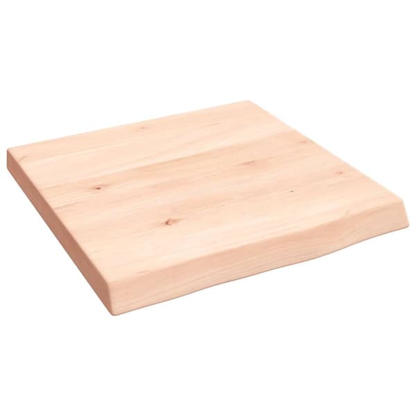 Hyllplan 40x40x(2-4) cm obehandlad massiv ek