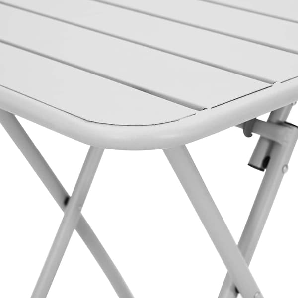 Bistrobord Vit 55 x 55 x 72,5 cm Pulverlackerad stål
