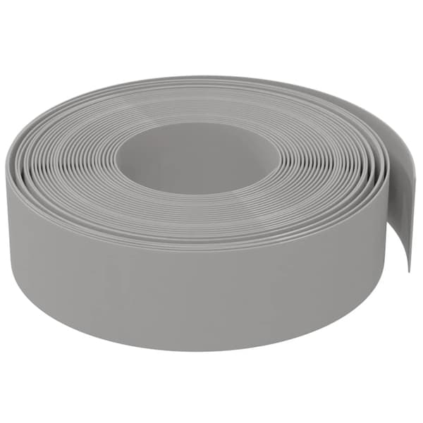 Rabattkant grå 10 m 15 cm polyeten
