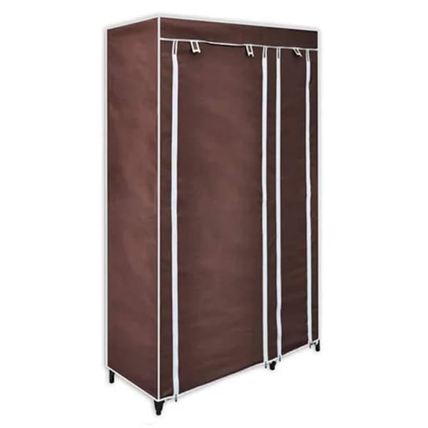 Resegarderob 2 st brun