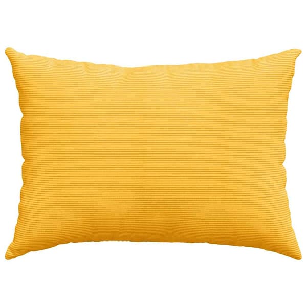 Sofakuddar 2 pcs Ljusgul 70 x 50 cm Kordread tyg