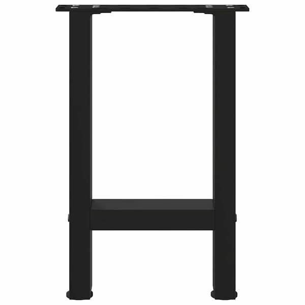 Soffbordsben svarta 2 st 28x(42-43) cm stål
