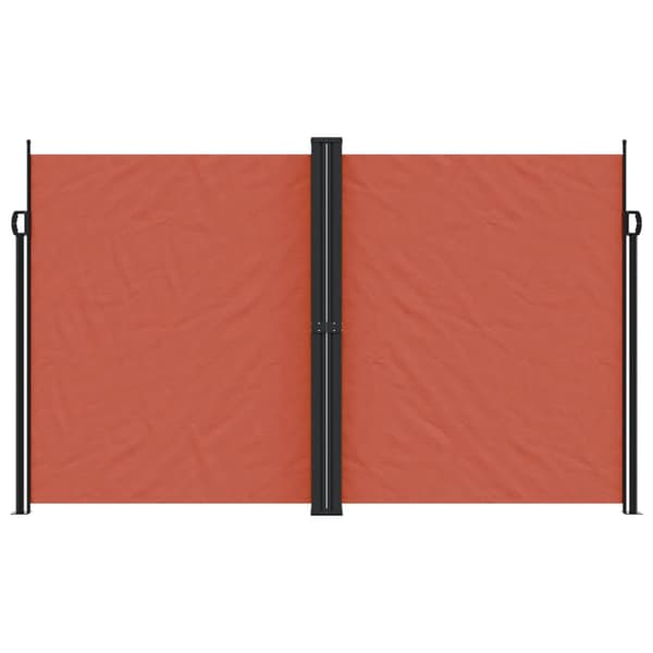 Infällbar sidomarkis terrakotta 200x1200 cm