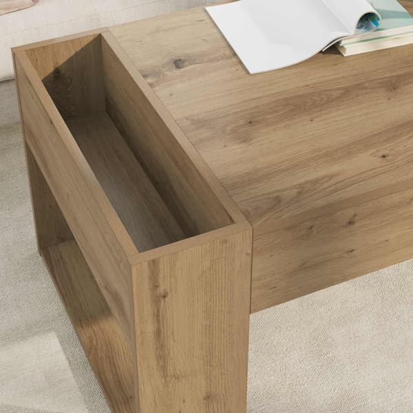 Kaffeebord Artisan Ek 110 x 50 x 41 cm Konstruerat trä