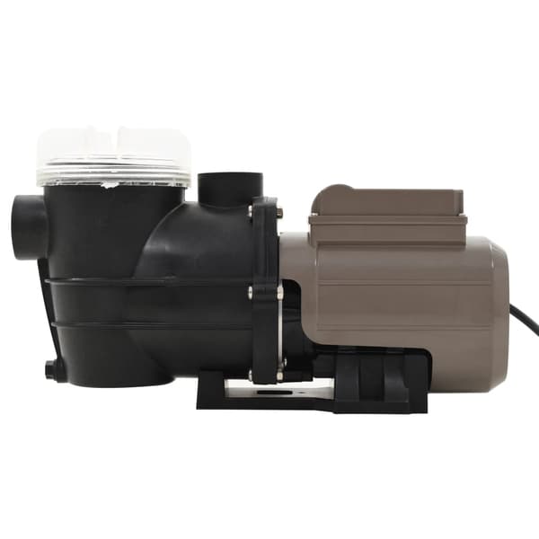 Poolpump med timer svart 0,25 HK 8000 L/tim